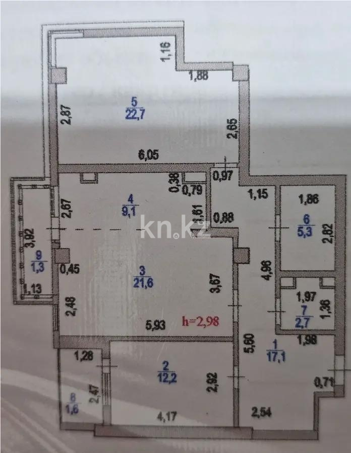 Продажа 3-комнатной квартиры, 90.7 м² - Продажа трехкомнатных квартир в монолитно-каркасном доме в Казахстане - страница 2 фото 5 из 5