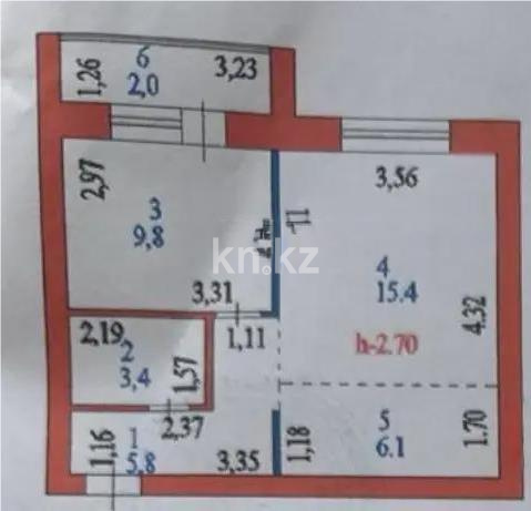 Продажа 2-комнатной квартиры, 42 м² - Продажа двухкомнатных квартир от собственников в Астане - страница 93 фото 3 из 3
