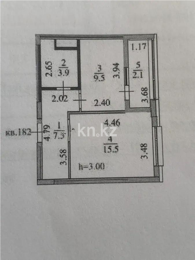 Продажа 1-комнатной квартиры, 38.5 м², пр. Кошкарбаева, дом  54а в Астане - фото 4