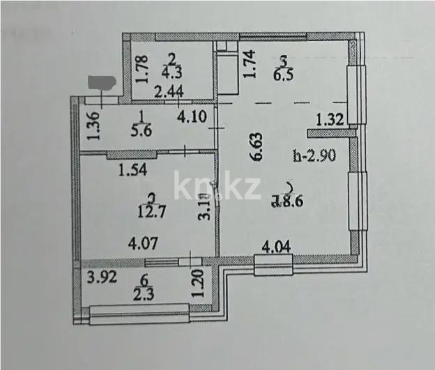Продажа 2-комнатной квартиры, 50 м² - Продажа домов, коттеджей в Карагандинской области фото 4 из 4
