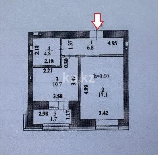 Продажа 2-комнатной квартиры, 68.6 м² в Астане - фото 5