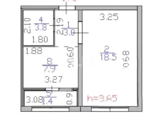 Продажа 1-комнатной квартиры, 35 м² - Продажа квартир в новостройках Астаны без посредников - страница 3 фото 1 из 1