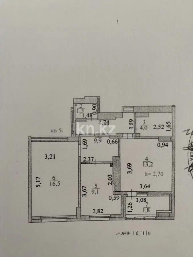 Продажа 2-комнатной квартиры, 56 м² в Астане - фото 6