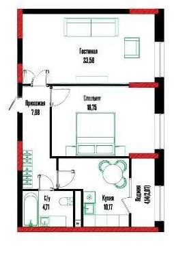 Продажа 2-комнатной квартиры, 67.16 м², ул. Бухар жырау, дом  12/2 - Продажа  двухкомнатных квартир в новостройках Астаны фото 1 из 1