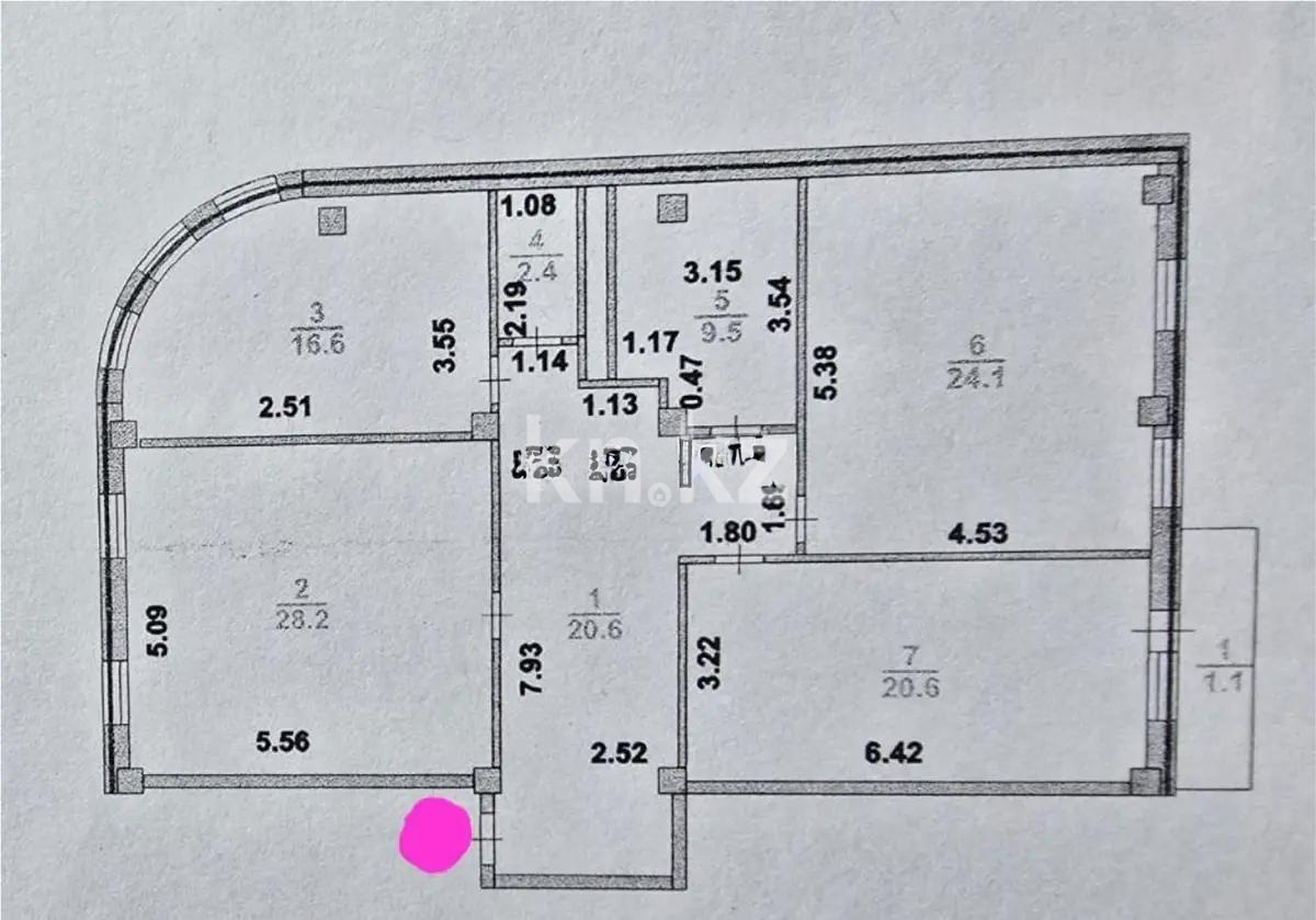 Продажа 3-комнатной квартиры, 124 м², ул. Иманбаевой, дом  8 - Продажа квартир в Астане фото 6 из 6