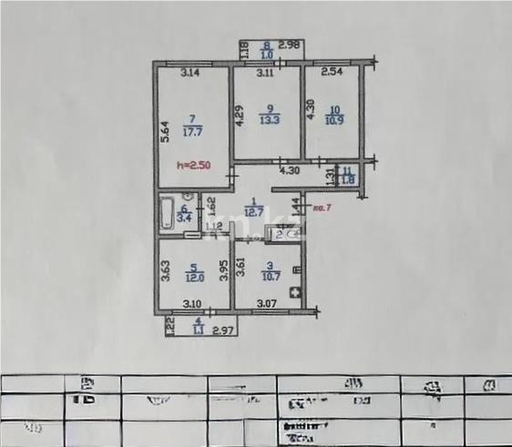 Продажа 4-комнатной квартиры, 85.6 м² - Продажа недвижимости в Казахстане - страница 7 фото 9 из 9