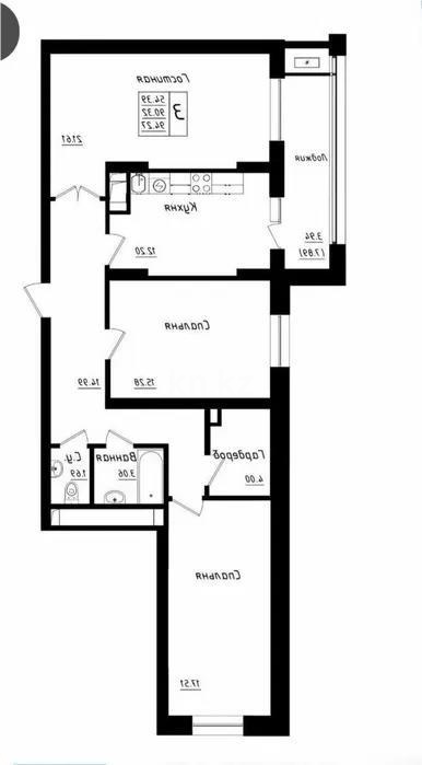 Продажа 3-комнатной квартиры, 94 м² в Астане - фото 4