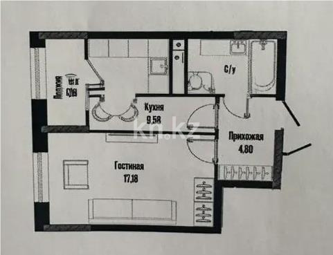 Продажа 1-комнатной квартиры, 38 м² - Продажа недвижимости в Астане - страница 8 фото 1 из 1