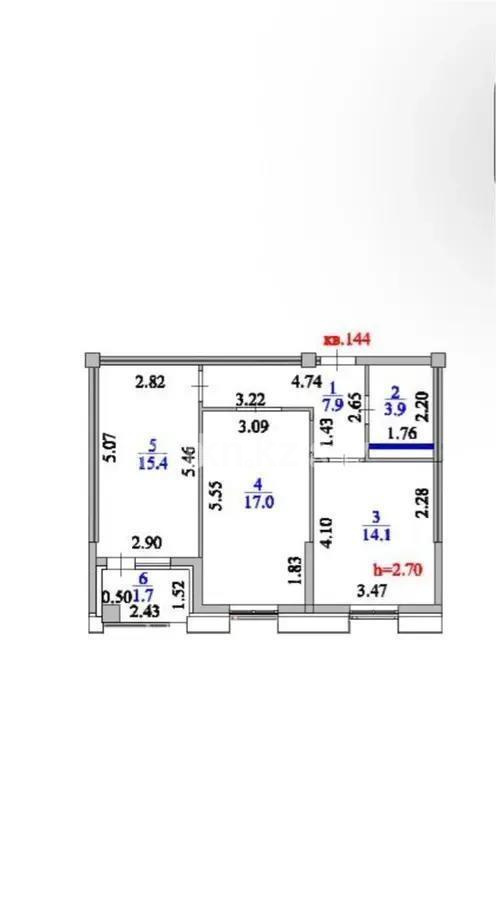 Продажа 2-комнатной квартиры, 60 м², ул. Бектурова, дом  3/3 в Астане - фото 6