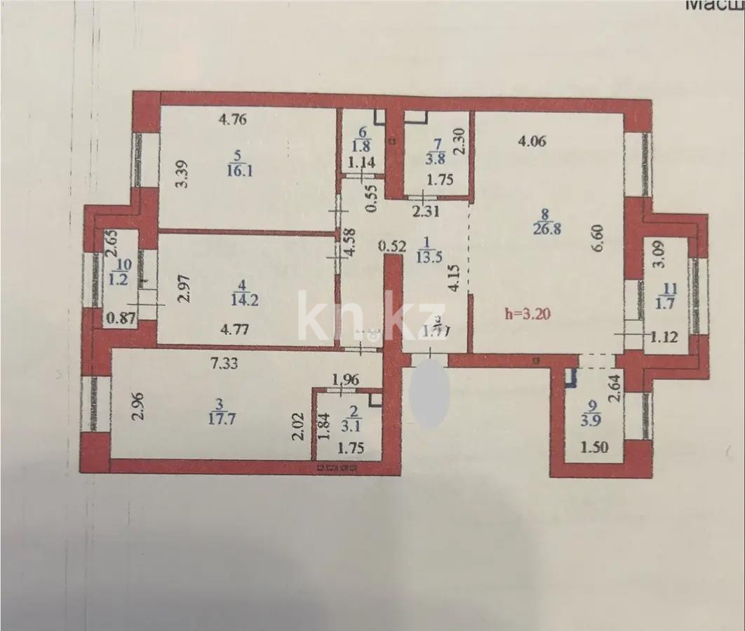 Продажа 4-комнатной квартиры, 104 м² в Астане - фото 10
