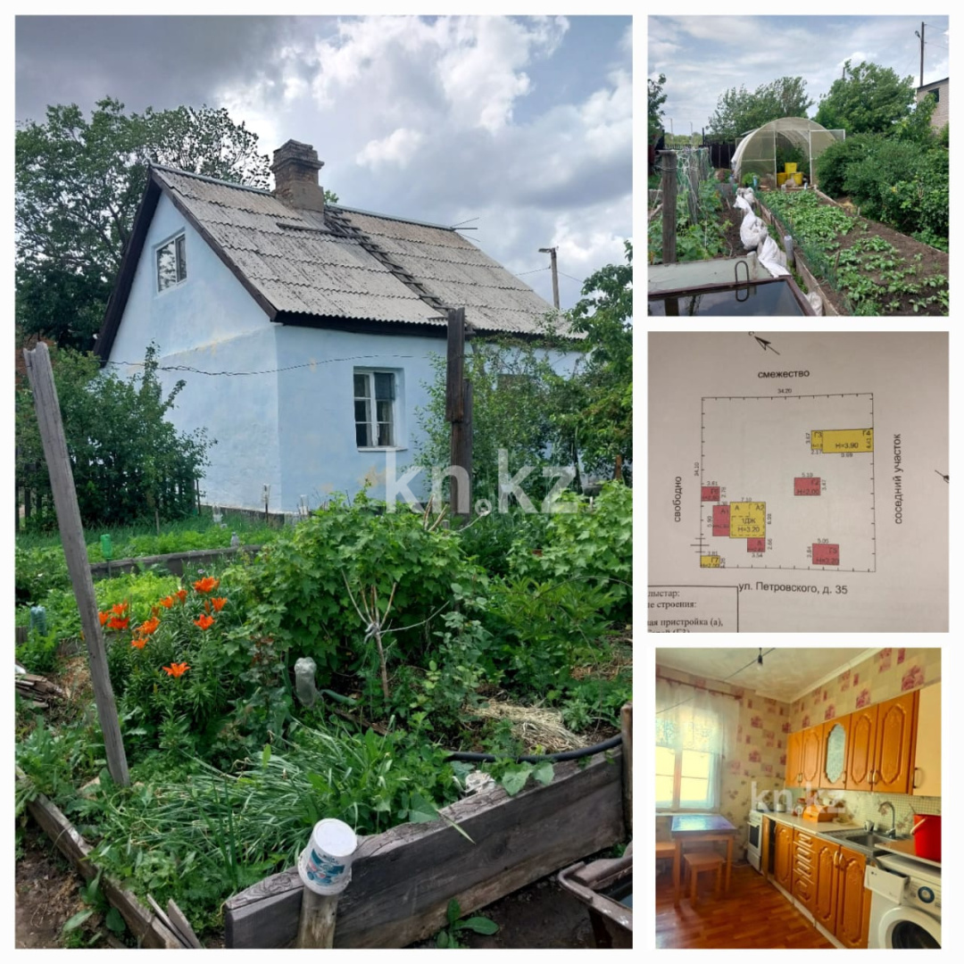 Продажа 4-комнатного дома, 92 м², ул. Петровского, дом  35 - Продажа  четырехкомнатных домов, коттеджей в Караганде без посредников фото 1 из 1