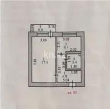 Продажа 1-комнатной квартиры, 35 м² в Астане