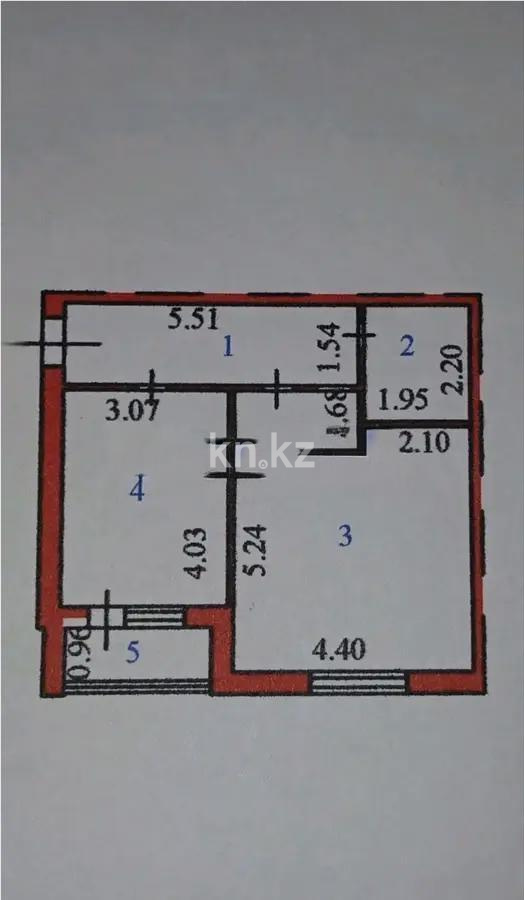 Продажа 1-комнатной квартиры, 47.5 м², ул. Есенберлина, дом  38 - Продажа квартир в Астане без посредников фото 4 из 4