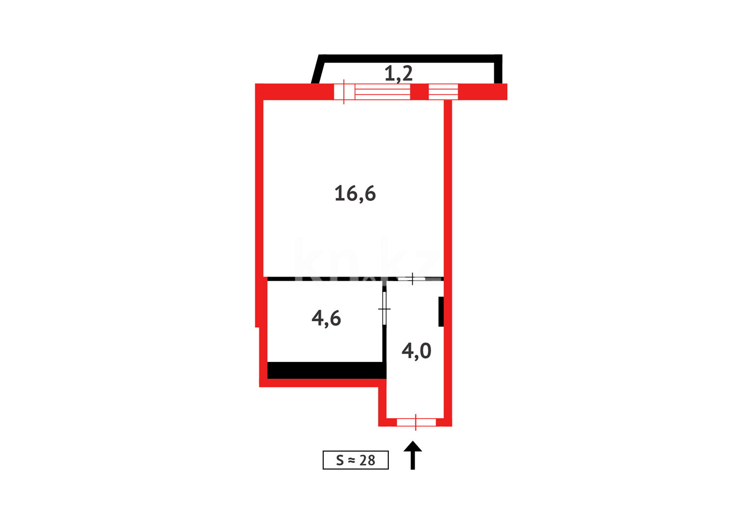 Продажа 1-комнатной квартиры, 27.5 м² - Продажа действующего бизнеса в Акмолинской области фото 8 из 8