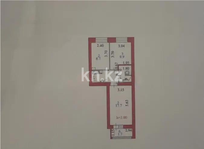 Продажа 2-комнатной квартиры, 48.5 м² - Продажа квартир в р-не Сарыарка Астаны - страница 2 фото 1 из 1