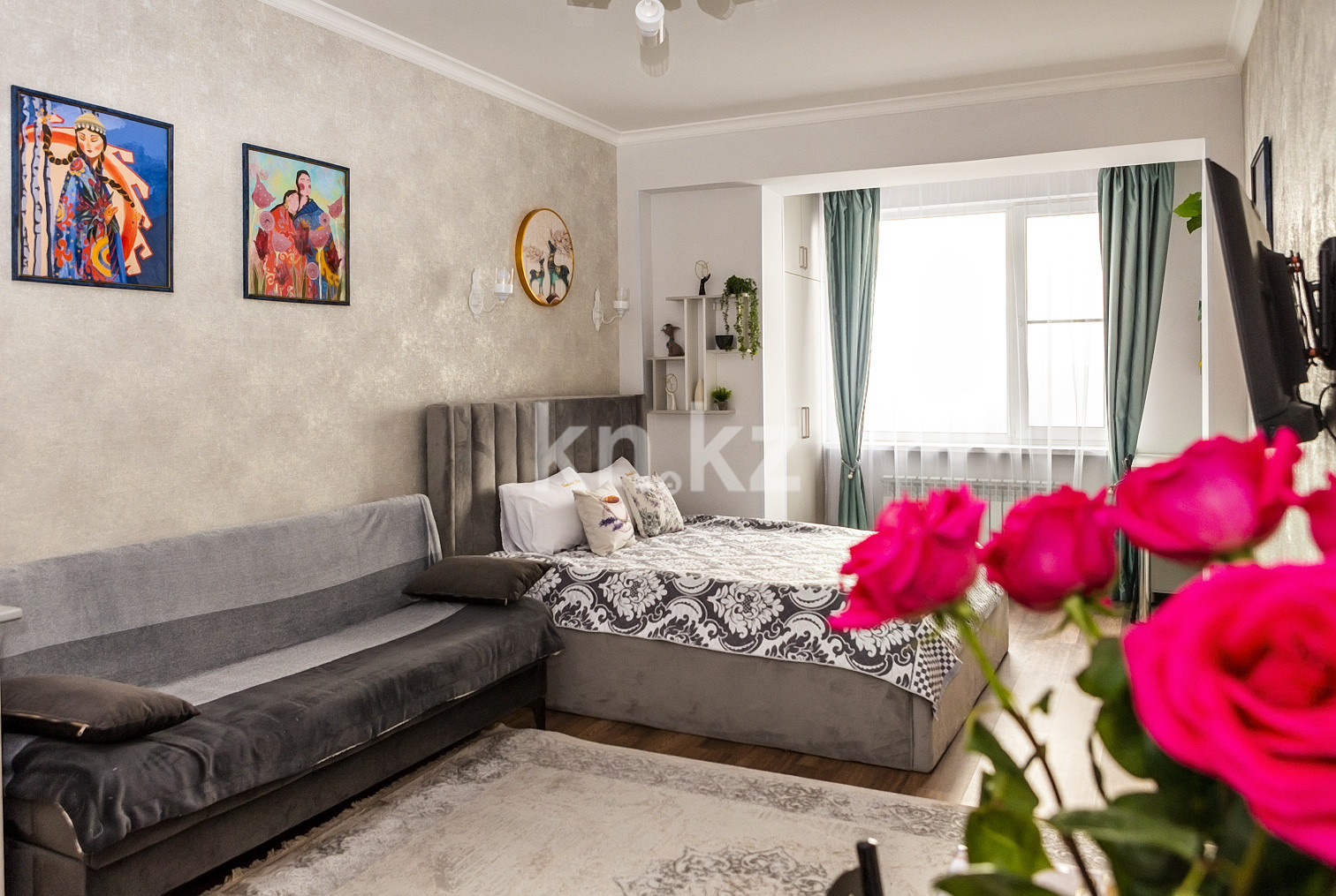 Аренда 1-комнатной квартиры посуточно, 33 м², ул. Карасай батыра, дом  326 - Аренда квартир посуточно в Алматы с фото фото 9 из 20