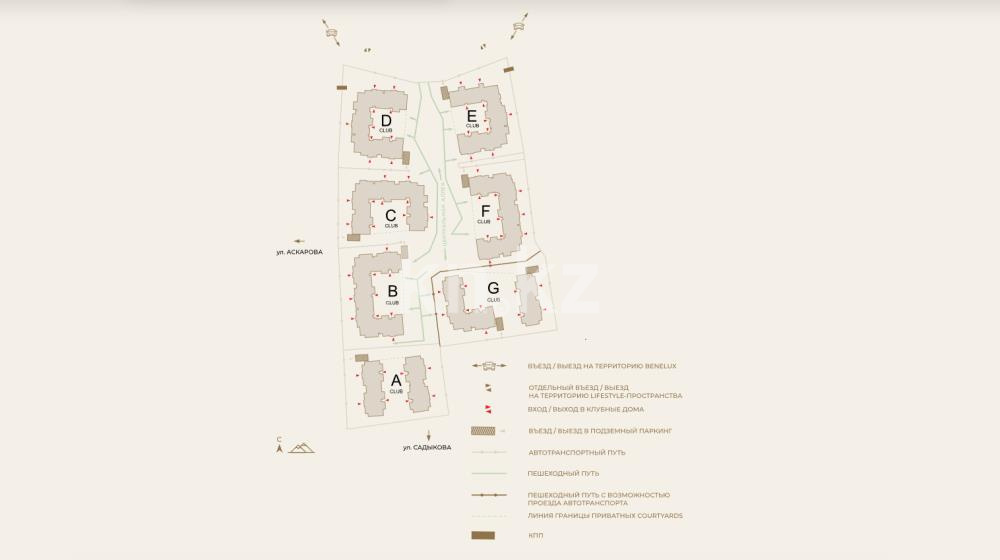 Продажа трех комнат, 108.4 м², Мирас, дом  33Б - Продажа комнат в Алматы фото 3 из 4