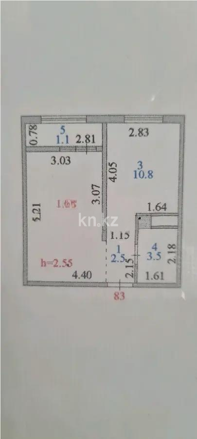 Продажа 1-комнатной квартиры, 34.1 м² - Продажа однокомнатных квартир от собственников в Астане - страница 2 фото 5 из 5