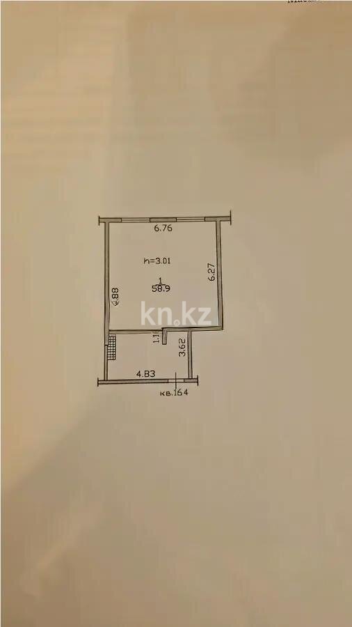 Продажа 2-комнатной квартиры, 59 м² в Алматы