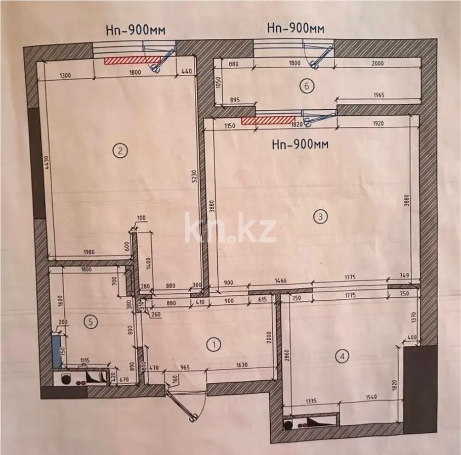 Продажа 2-комнатной квартиры, 58 м², ул. Байтурсынова, дом  16 - Продажа квартир в новостройках Астаны без посредников с фото фото 1 из 1