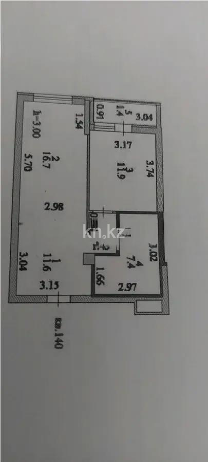 Продажа 1-комнатной квартиры, 49 м², ул. Бухар жырау, дом  32 - Продажа квартир в Астане фото 1 из 1