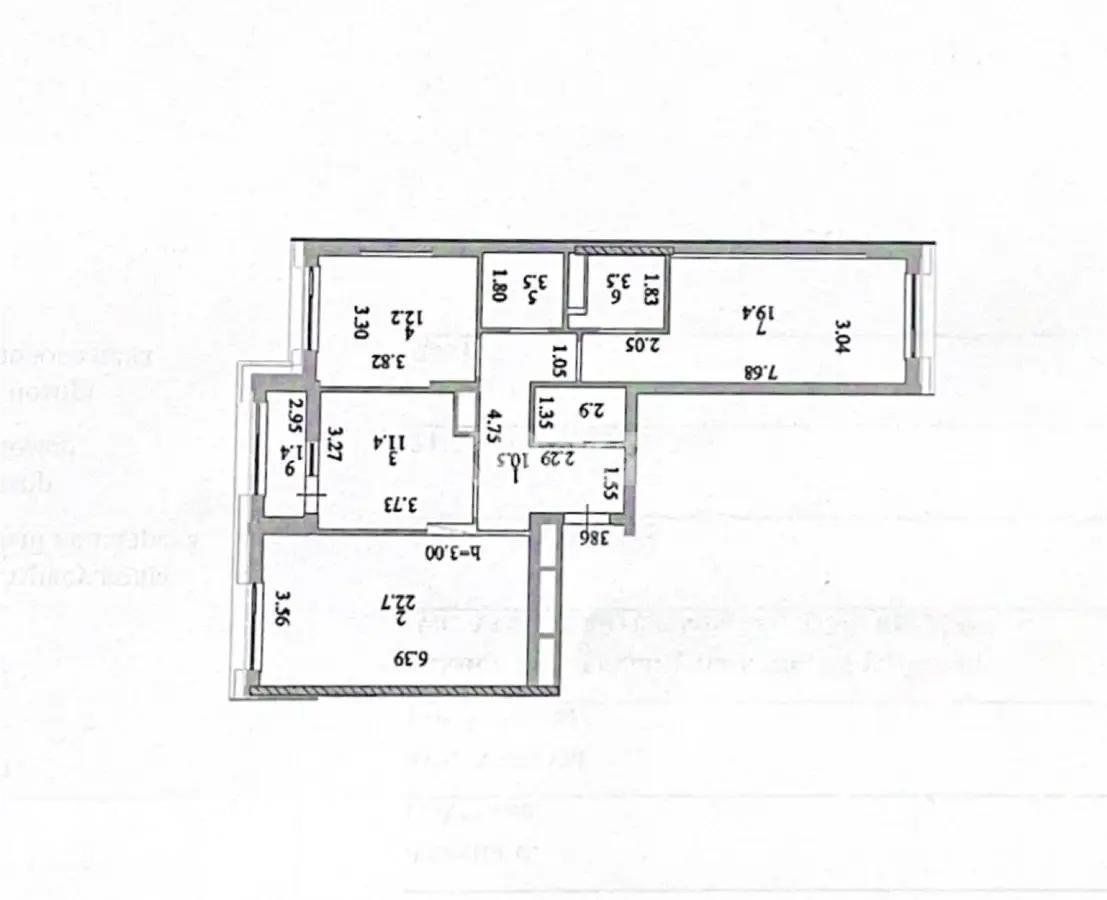 Продажа 3-комнатной квартиры, 87.5 м², ул. Байтурсынова, дом  47 стр - Продажа  трехкомнатных квартир в новостройках Астаны без посредников фото 4 из 4