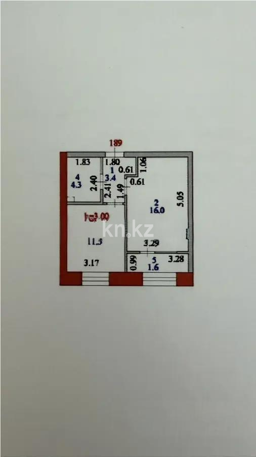 Продажа 1-комнатной квартиры, 36.8 м² в Астане