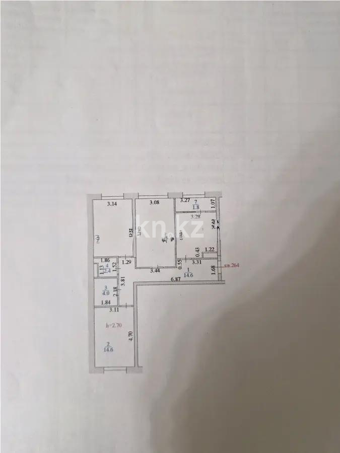 Продажа 3-комнатной квартиры, 80 м², ул. Туркестан, дом  115 - Продажа  трехкомнатных квартир в новостройках Алматы фото 6 из 6