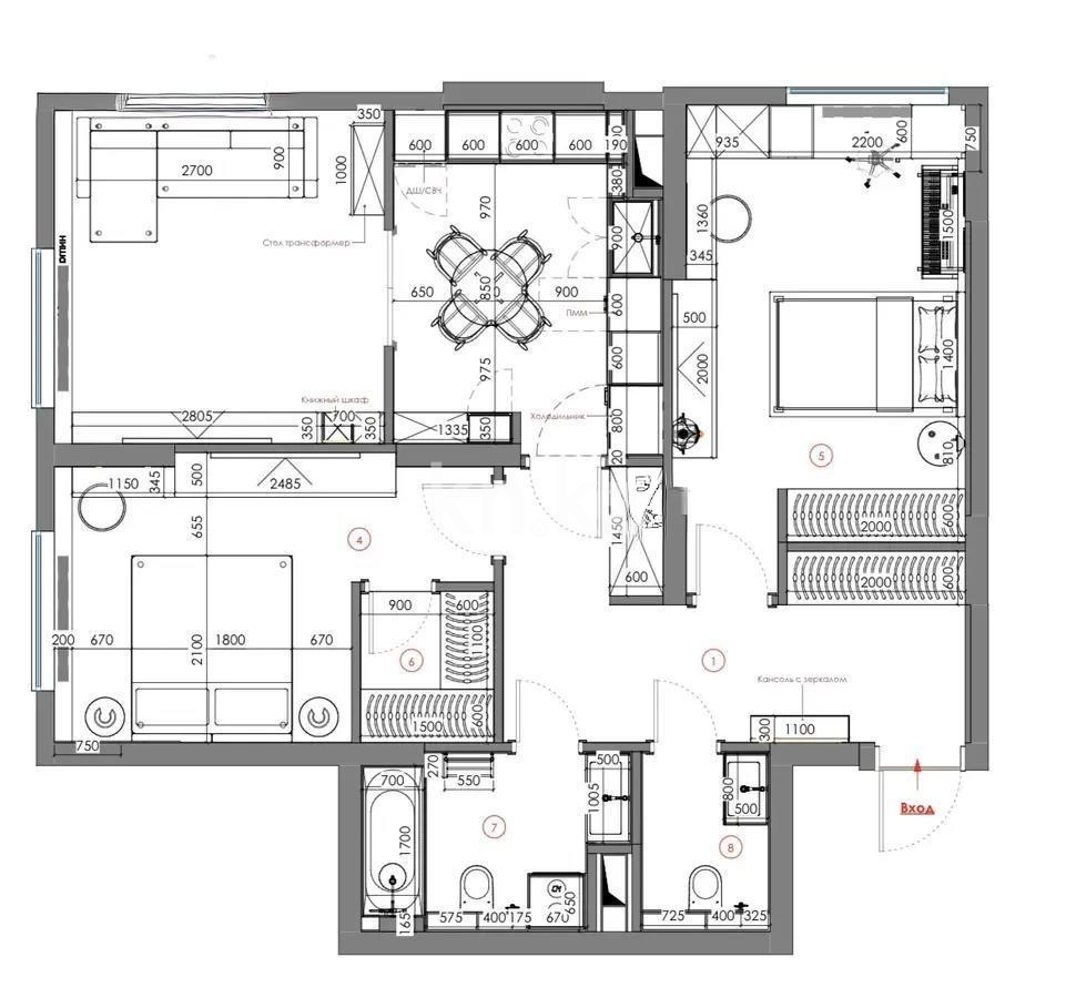 Продажа 3-комнатной квартиры, 82 м² - Продажа трехкомнатных квартир от собственников в Алматы - страница 6 фото 1 из 1