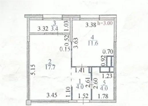 Продажа 1-комнатной квартиры, 41 м² - Продажа однокомнатных квартир в блочном доме в Казахстане фото 3 из 3