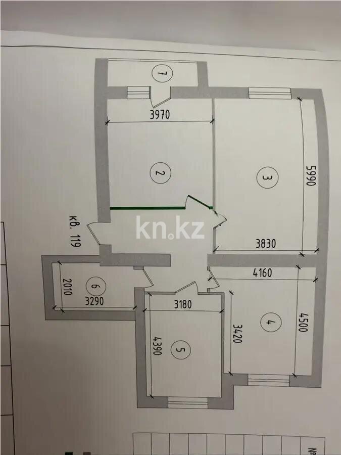 Продажа 3-комнатной квартиры, 90 м² в Астане - фото 2