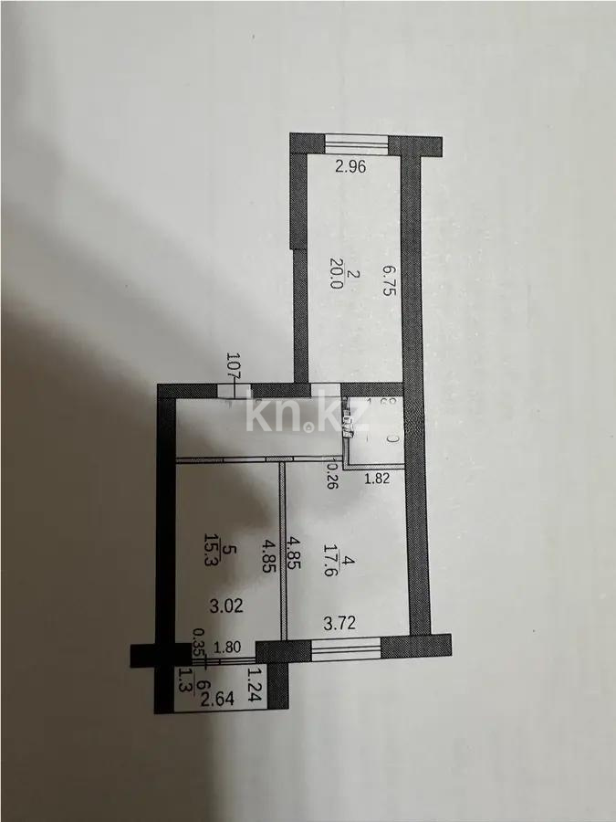 Продажа 2-комнатной квартиры, 66 м², 218 учетный квартал, дом  155 - Продажа  двухкомнатных квартир в Караганде без посредников с фото фото 1 из 1