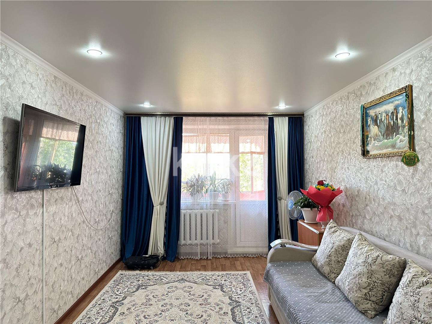 Продажа 2-комнатной квартиры, 48 м², мкр-н 16 - Продажа  двухкомнатных квартир в Караганде фото 1 из 11