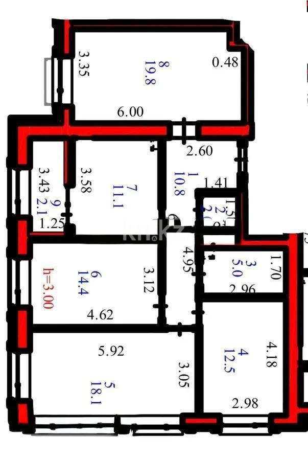 Продажа 4-комнатной квартиры, 94 м², ул. Казыбек би, дом  7/1 - Продажа  четырехкомнатных квартир в новостройках Астаны без посредников с фото фото 1 из 1