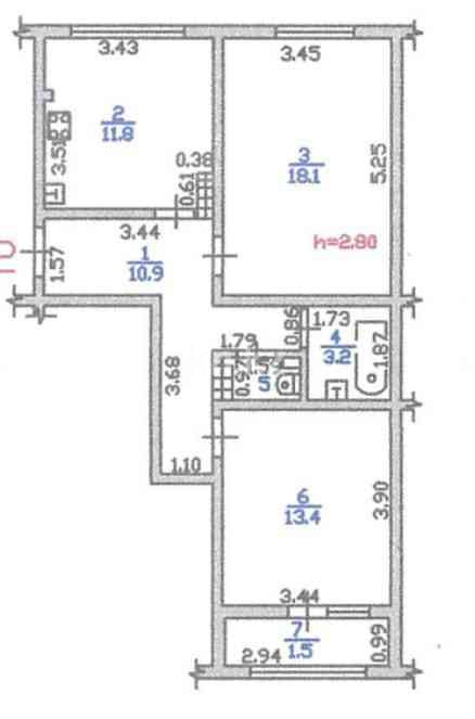 Продажа 2-комнатной квартиры, 60.1 м² - Продажа двухкомнатных квартир в Алматы - страница 2 фото 22 из 23