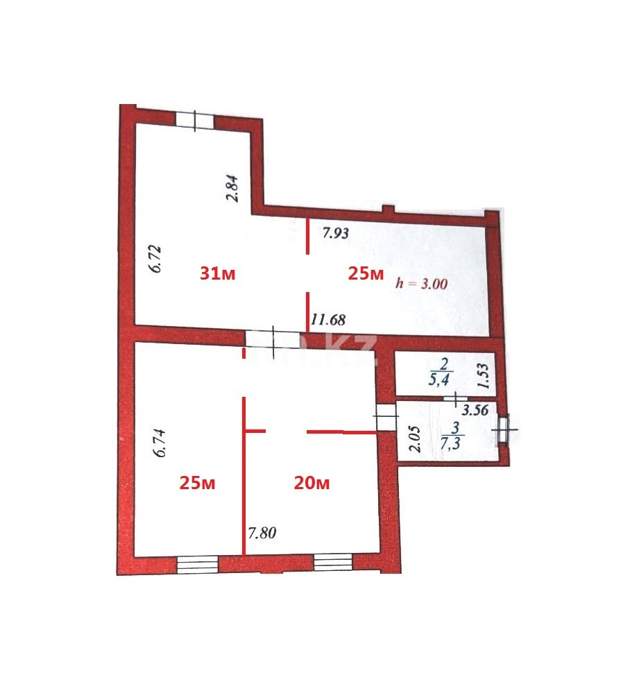 Продажа , 121 м², ул. Косшыгулулы, дом  7 - ул. Серкебаева - Продажа офисных и торговых помещений в Астане с фото фото 2 из 16