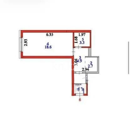 Продажа 1-комнатной квартиры, 31.4 м² - Продажа квартир в кирпичном доме в Астане фото 4 из 4