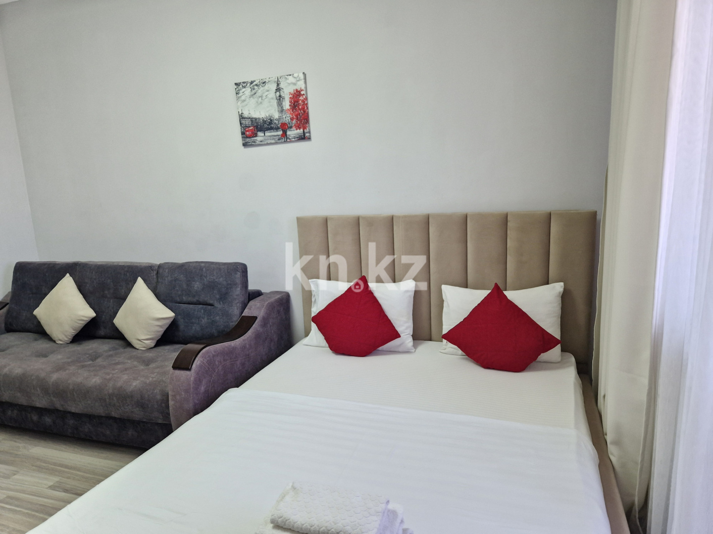 Аренда 1-комнатной квартиры посуточно, 40 м², пр. Кабанбай батыра, дом  4/2 - ул. Космонавтов - Аренда квартир посуточно в Астане с фото фото 6 из 12