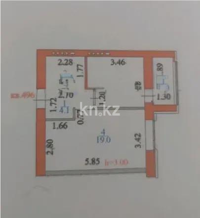 Продажа 1-комнатной квартиры, 39 м² в Астане - фото 6