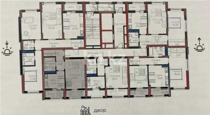 Продажа 1-комнатной квартиры, 44.47 м² - Продажа квартир от собственников в Астане фото 1 из 1