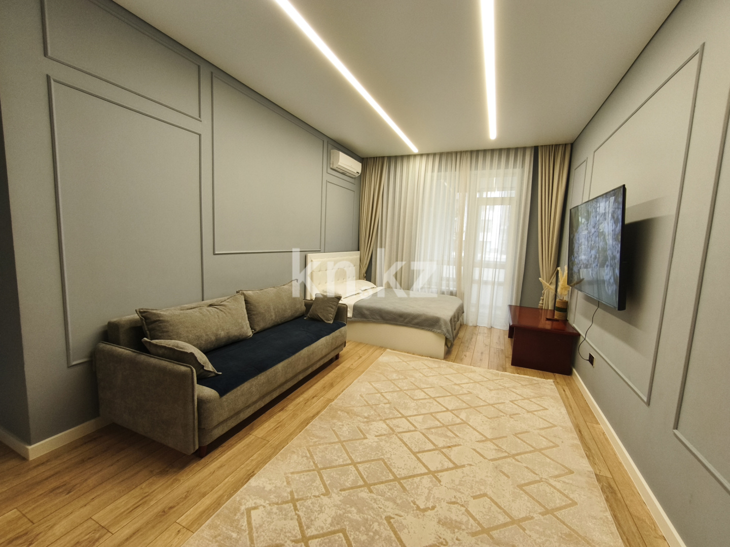 Аренда 3-комнатной квартиры посуточно, 100 м² - Аренда трехкомнатных квартир посуточно в Казахстане фото 1 из 6