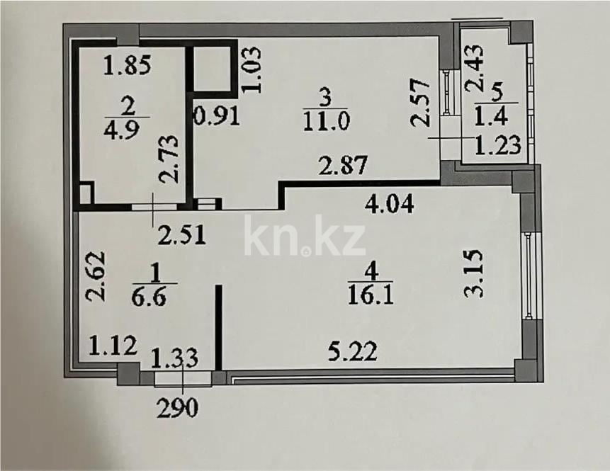Продажа 1-комнатной квартиры, 41 м² - Продажа квартир в Казахстане - страница 20 фото 4 из 4