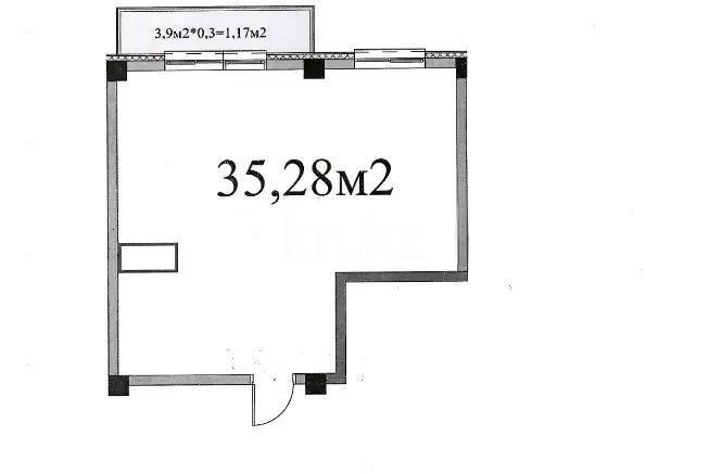 Продажа 1-комнатной квартиры, 36.18 м² - Продажа квартир в Алатауском р-не Алматы - страница 9 фото 3 из 3