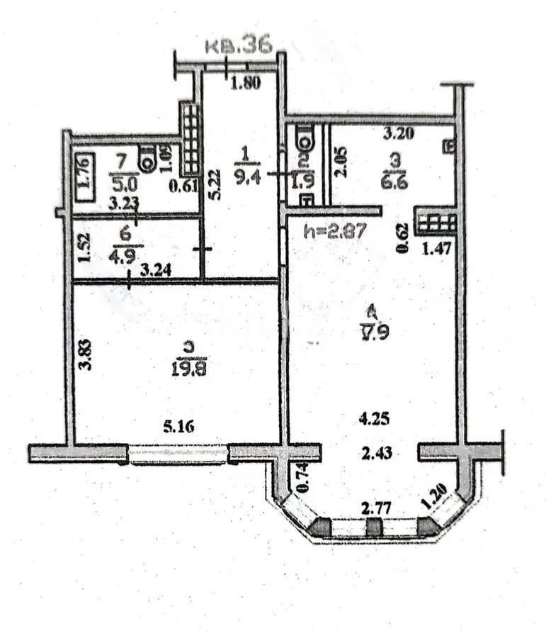 Продажа 2-комнатной квартиры, 80 м², мкр-н Ерменсай, дом  9 - Продажа квартир в Алматы фото 5 из 5