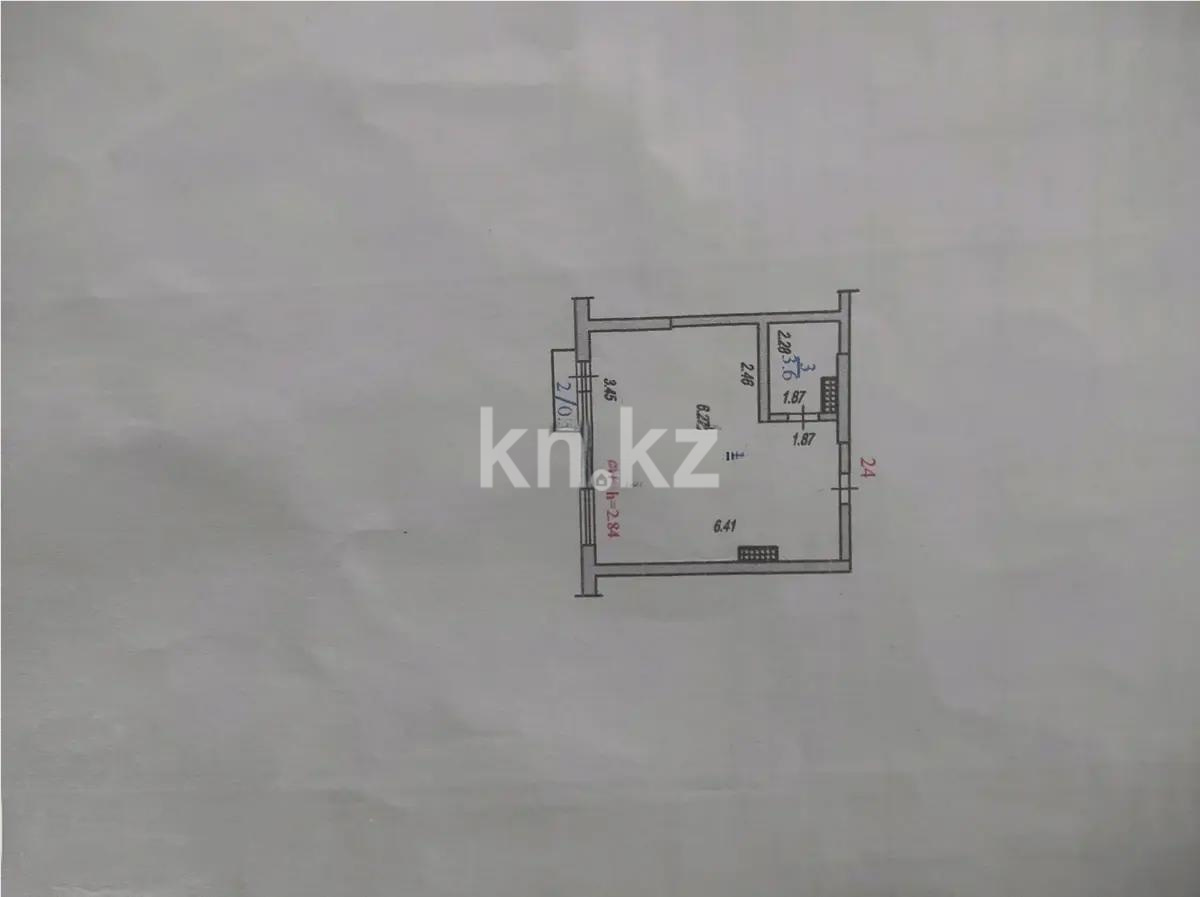 Продажа 2-комнатной квартиры, 38.6 м², мкр. Нуркент, дом  6/2 - Продажа квартир в Казахстане фото 1 из 1