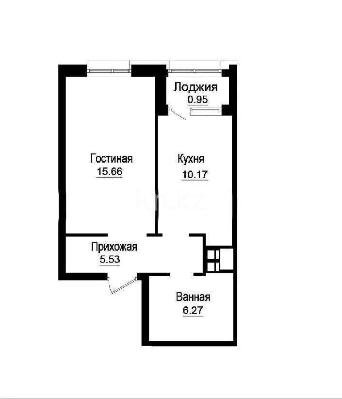 Продажа 1-комнатной квартиры, 39 м² в Астане - фото 4