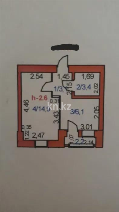 Продажа 1-комнатной квартиры, 28.6 м² в Астане - фото 3