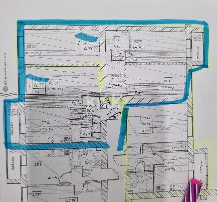 Продажа 4-комнатной квартиры, 97 м², ул. Тынышбайулы, дом  6 стр - Продажа  четырехкомнатных квартир в Астане без посредников фото 1 из 1