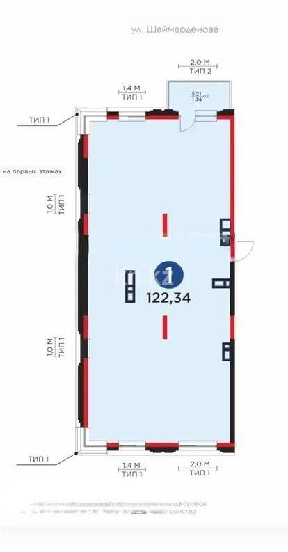 Продажа 3-комнатной квартиры, 122 м² - Продажа трехкомнатных квартир в Казахстане - страница 5 фото 1 из 1