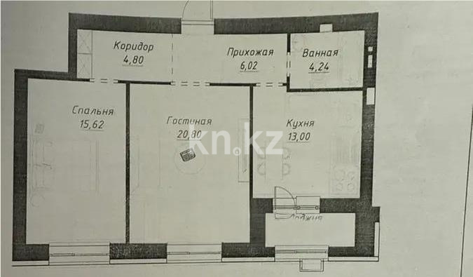 Продажа 2-комнатной квартиры, 65 м², ул. Калдаякова, дом  14 стр в Астане